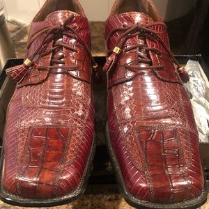 Stacy Adams Genuine Snake Skin Dress Shoes